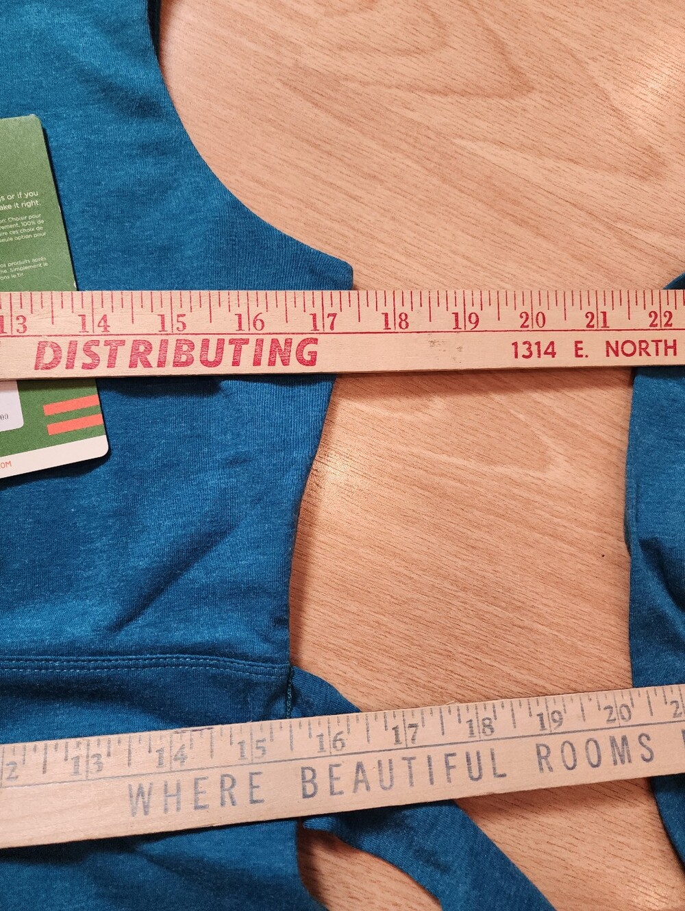 NWT Toad&Co Blue Surplice Sleeveless Tie Waist Dress Pockets Organic Cotton Sz M - Picture 7 of 16